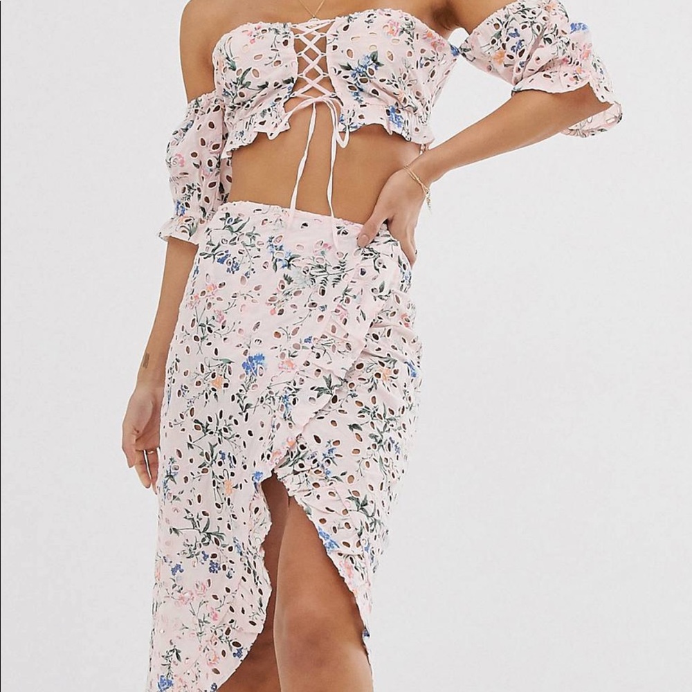 Pink Floral Set